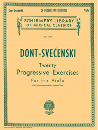 Jakob Dont: 20 Progressive Exercises (noty na violu)
