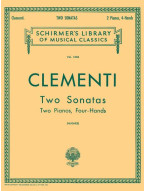 Muzio Clementi: 2 Sonatas (noty na čtyřruční klavír)