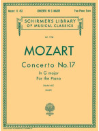 W.A. Mozart: Concerto No. 17 in G KV453 (noty na čtyřruční klavír)