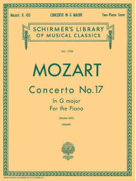 W.A. Mozart: Concerto No. 17 in G KV453 (noty na čtyřruční klavír)