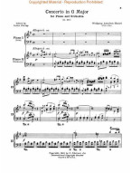 W.A. Mozart: Concerto No. 17 in G KV453 (noty na čtyřruční klavír)