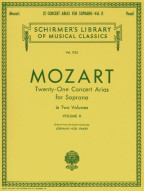 W.A. Mozart: 21 Concert Arias for Soprano 2 (noty na zpěv, klavír)