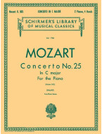 W.A. Mozart: Concerto No. 25 in C, K.503 (noty na čtyřruční klavír)