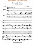 W.A. Mozart: Concerto No. 8 in C, K.246 (noty na čtyřruční klavír)