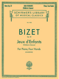 Georges Bizet: Jeux d'Enfants / Children's Games, Op. 22 (noty na čtyřruční klavír)