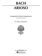 Johann Sebastian Bach: Arioso (noty na příčnou flétnu)