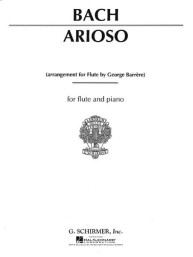 Johann Sebastian Bach: Arioso (noty na příčnou flétnu)