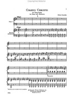 Howard Kasschau: Country Concerto for Young Pianists  (noty na čtyřruční klavír)