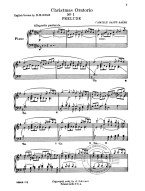 Camille Saint-Saëns: Christmas Oratorio (noty na sborový zpěv, klavír)
