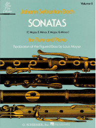 Johann Sebastian Bach: Sonatas 2 (noty na příčnou flétnu, klavír)