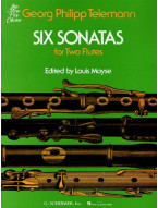 Georg Philipp Telemann: Six Sonatas for 2 Flutes (noty na příčnou flétnu)