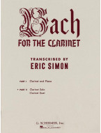 Bach for the Clarinet - Part 2 (noty na klarinet)