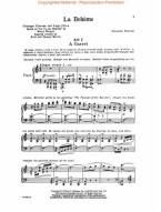 Giacomo Puccini: La Bohéme (noty na zpěv, klavír)