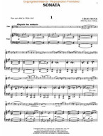 César Franck: Sonata in A Major (noty na příčnou flétnu, klavír)