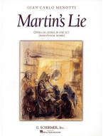Gian Carlo Menotti: Martin's Lie (noty na zpěv, klavír)