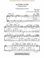 Maurice Ravel: Mother Goose Suite - Five Children's Pieces (noty na čtyřruční klavír)