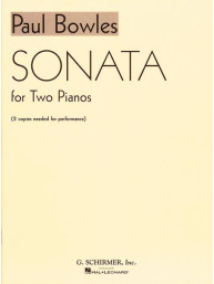Paul Bowles: Sonata for 2 Pianos (noty na čtyřruční klavír)
