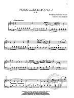 W.A. Mozart: Horn Concerto No.2 (noty na lesní roh, klavir)