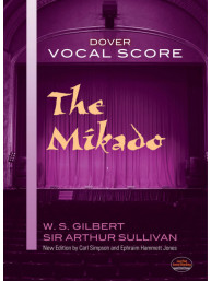 Arthur Sullivan: The Mikado Vocal Score (noty na zpěv, klavír)