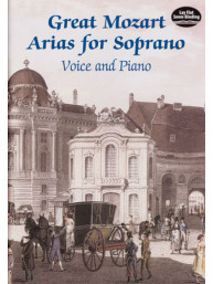 Great Mozart Arias For Soprano (noty na zpěv, klavír)