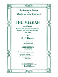 Georg Friedrich Händel: Messiah an Oratorio (noty na zpěv, klavír)