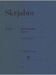 Alexander Skrjabin: 12 Etudes Op. 8 (noty na klavír)
