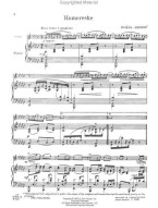 Antonín Dvořák, Jascha Heifet: Humoreska (noty na housle, klavír)