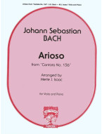 Johann Sebastian Bach: Arioso (noty na violu, klavír)