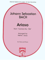 Johann Sebastian Bach: Arioso (noty na violu, klavír)
