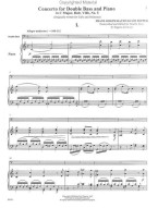Franz Joseph Haydn, David Popper: Concerto for Double Bass and Piano (noty na kontrabas, klavír)