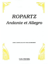 Joseph Guy Ropartz: Andante E Allegro (noty na kornet, trubku, klavír)