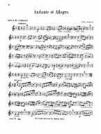 Joseph Guy Ropartz: Andante E Allegro (noty na kornet, trubku, klavír)