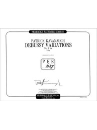 Patrick Kavanaugh: Debussy Variations (noty na violu)
