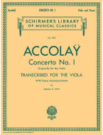 Jean-Baptiste Accolay: Concerto No. 1 (noty na violu, klavír)