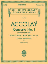 Jean-Baptiste Accolay: Concerto No. 1 (noty na violu, klavír)