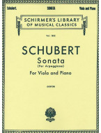 Franz Schubert: Sonata per Arpeggione (noty na violu, klavír)