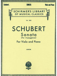 Franz Schubert: Sonata per Arpeggione (noty na violu, klavír)