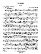 Franz Schubert: Sonata per Arpeggione (noty na violu, klavír)