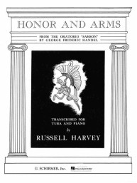 Georg Friedrich Händel: Honor and Arms from Samson (noty na tubu, klavír)