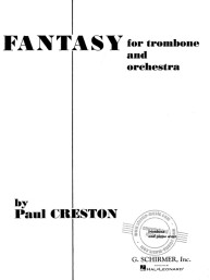 Paul Creston: Fantasy, Op. 42 (noty na pozoun, klavír)