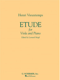 Henri Vieuxtemps: Etude (noty na violu, klavír)