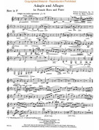 Robert Schumann: Adagio and Allegro for Horn and Piano, Op. 70 (noty na lesní roh, klavír)