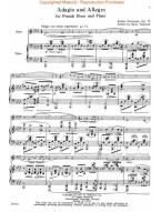 Robert Schumann: Adagio and Allegro for Horn and Piano, Op. 70 (noty na lesní roh, klavír)