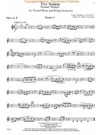 Luigi Cherubini: 2 Sonatas for French Horn (noty na lesní roh, klavír)