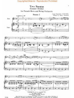 Luigi Cherubini: 2 Sonatas for French Horn (noty na lesní roh, klavír)
