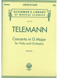 Georg Philipp Telemann: Concerto in G (noty na violu, klavír)