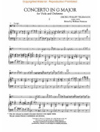 Georg Philipp Telemann: Concerto in G (noty na violu, klavír)