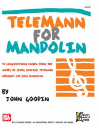 Telemann For Mandolin (noty, tabulatury na mandolínu)