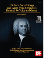 J. S. Bach: Sacred Songs and Arias from Schmelli's Hymnal BWV 439-50 (noty na zpěv, kytaru) (+audio)