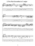 Johann Sebastian Bach In Tablature (noty, tabulatury na kytaru) (+audio)